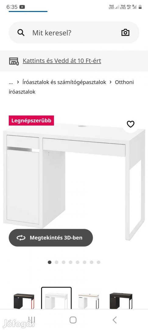 IKEA íróasztal Micke