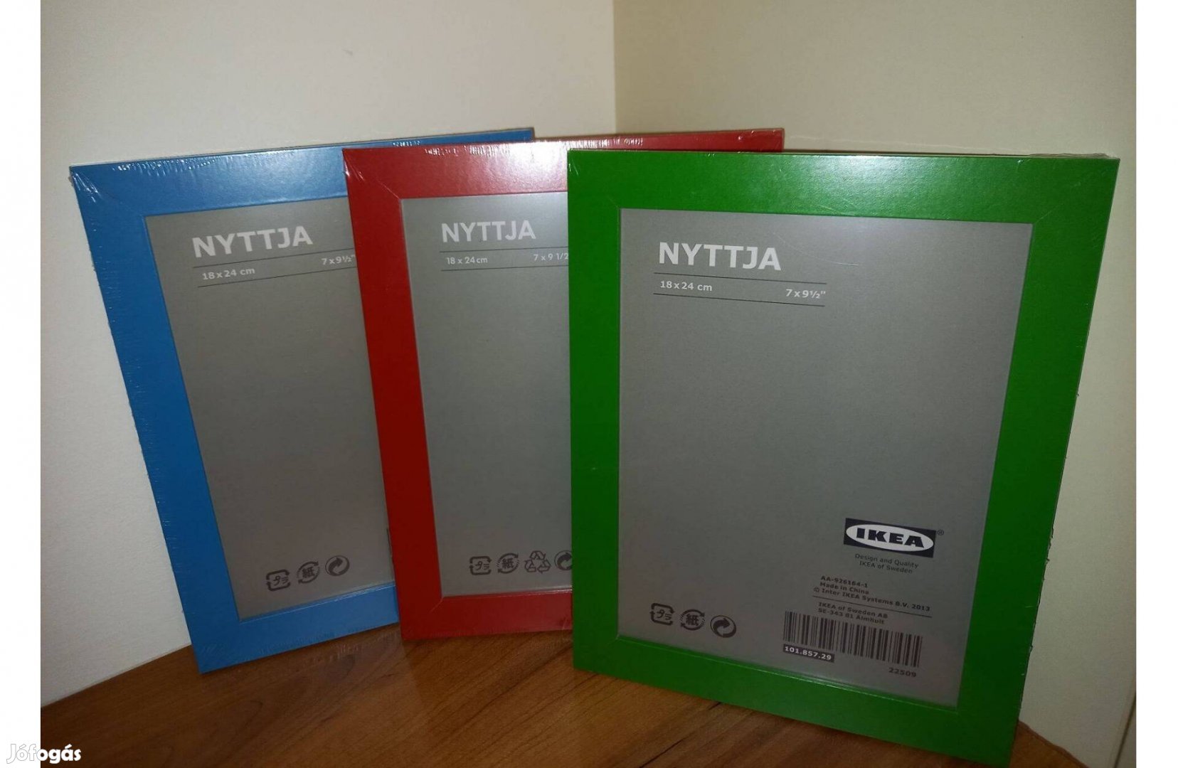 IKEA képkeret fali zöld piros kék 18*24 nyttja új csomag