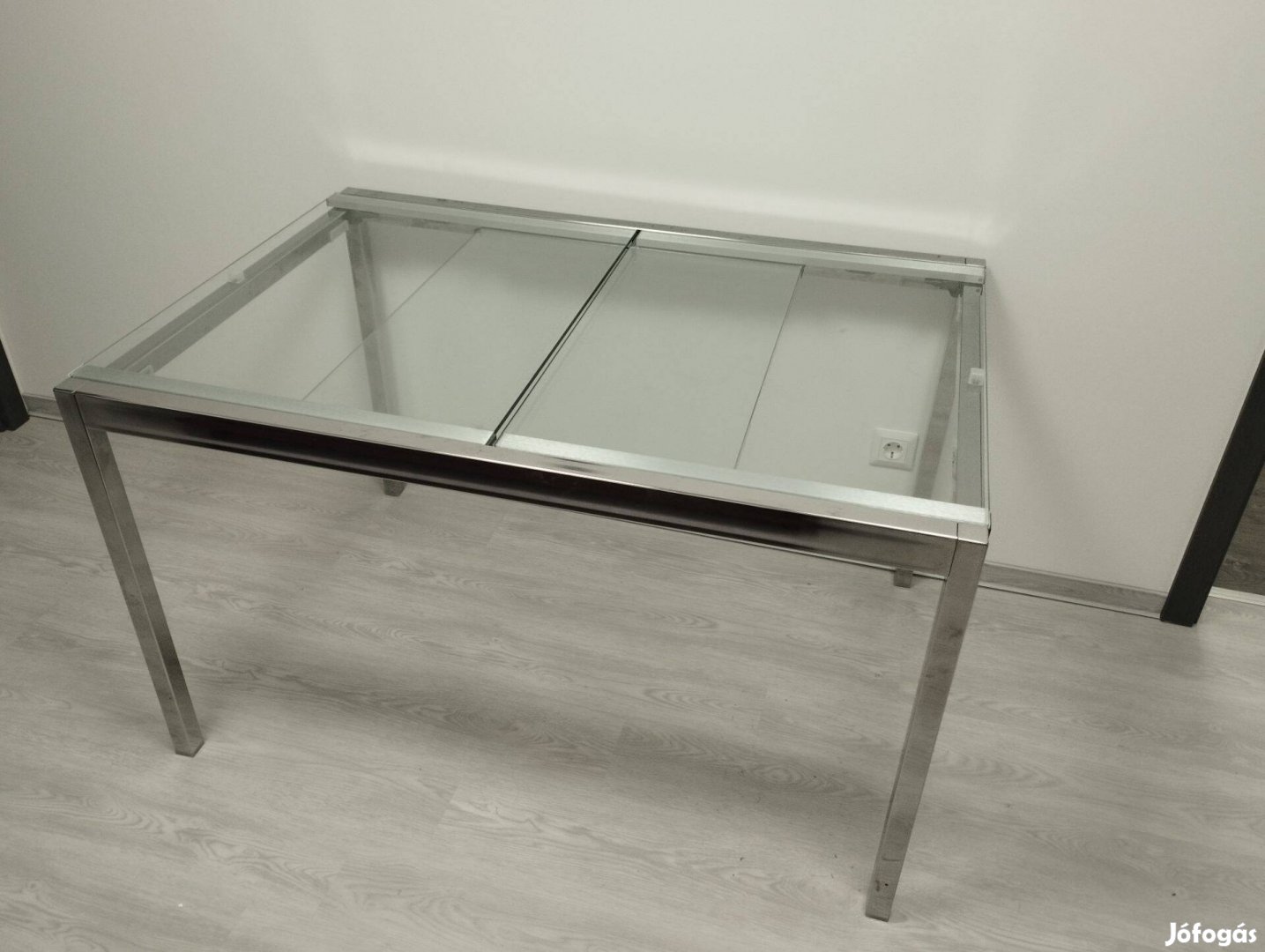 IKEA kihúzható üvegasztal, étkezőasztal