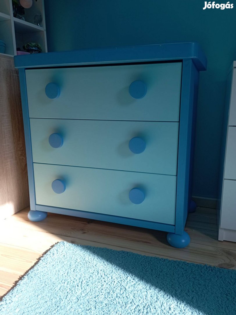 IKEA komód, Mammut 3 fiókos szekrény, gyerek szobába