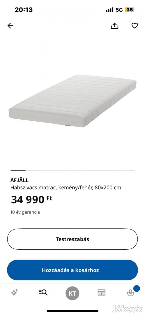 IKEA matrac 80x200
