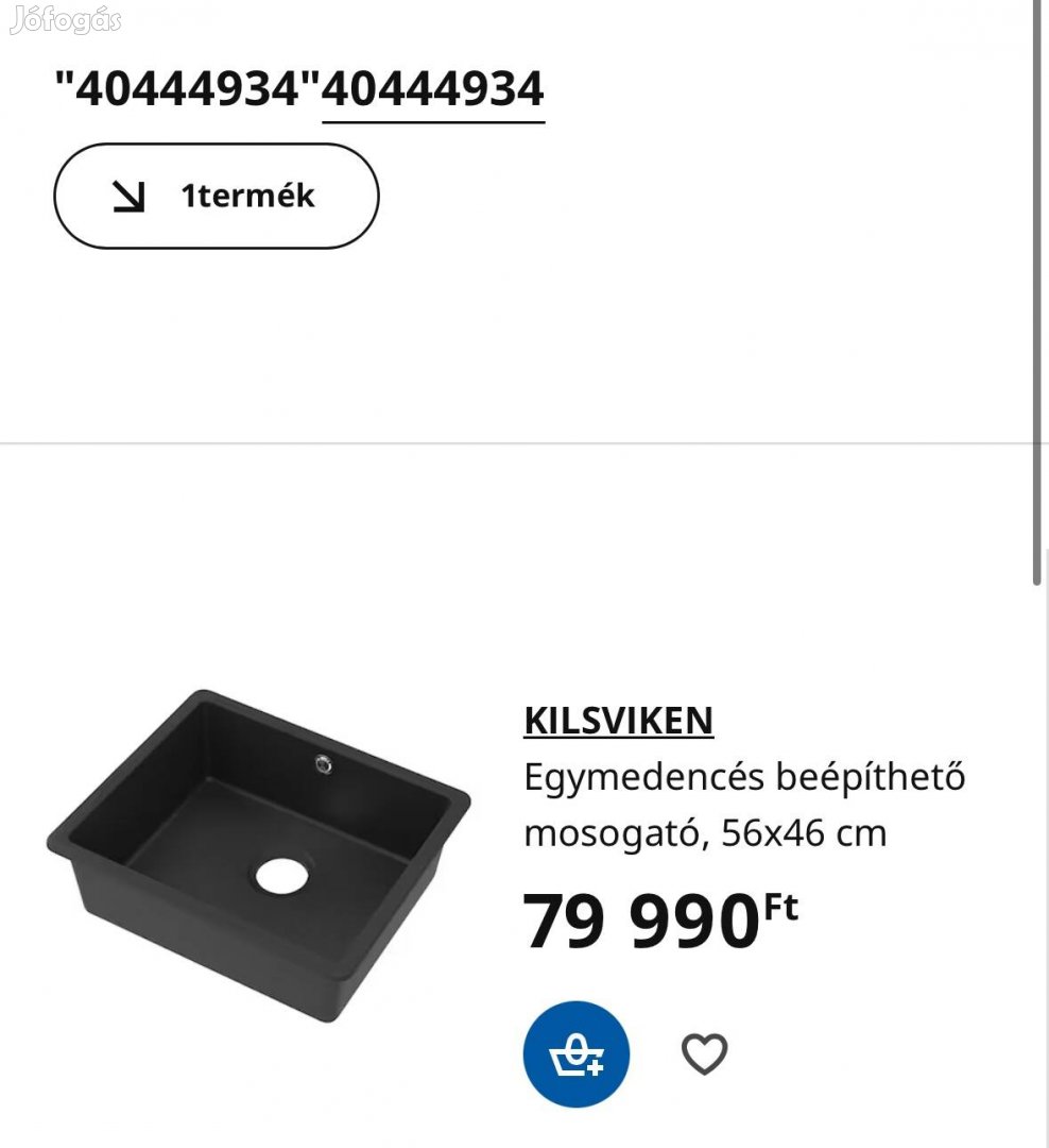 IKEA mosogató