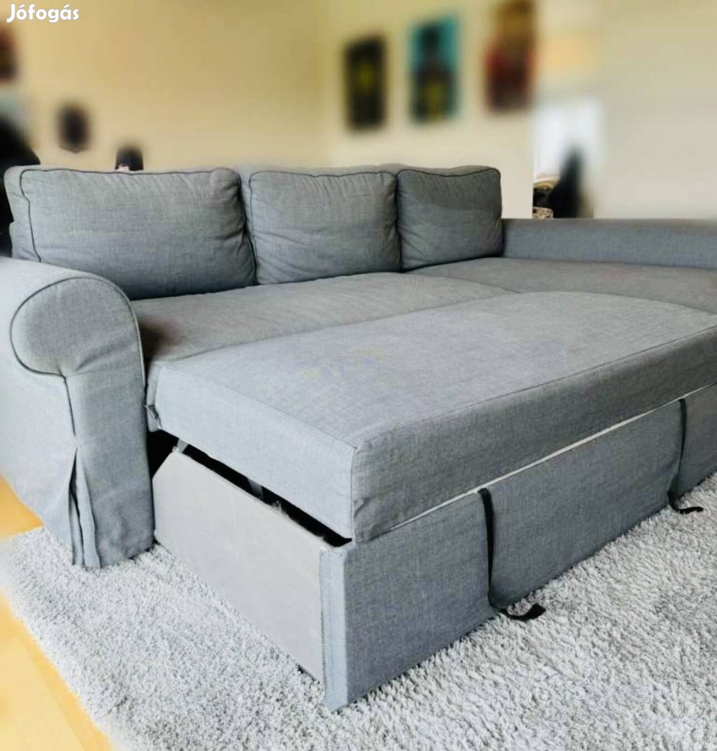 IKEA szürke Backabro kihúzható kanapé