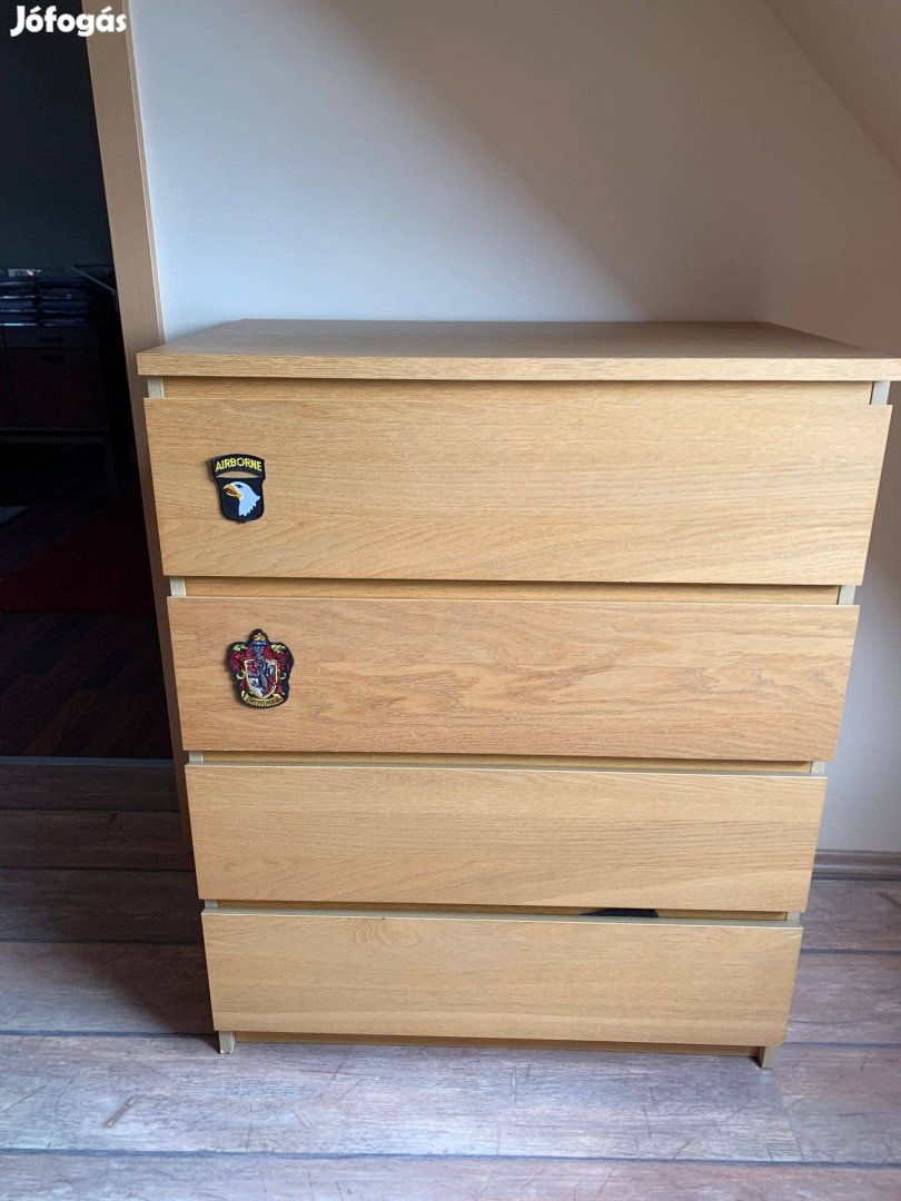 IKEA tölgy komód és könyvespolc egyben vagy külön-külön eladó