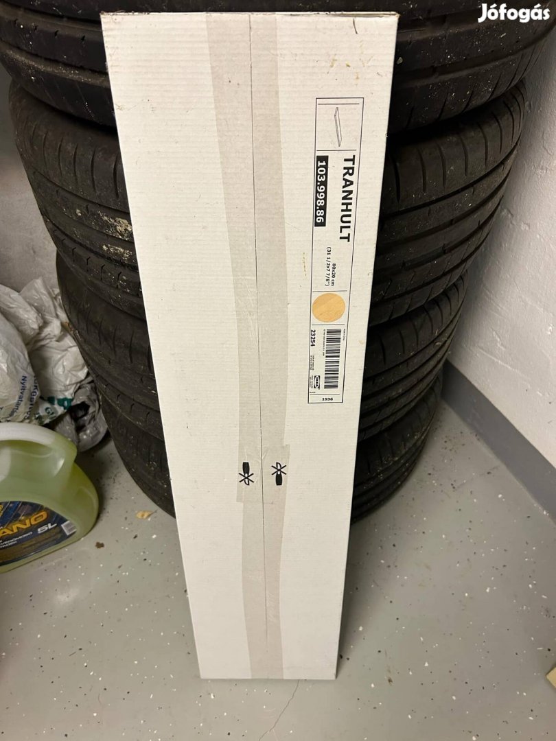 IKEA tranhult fali polc natúr 80x20 