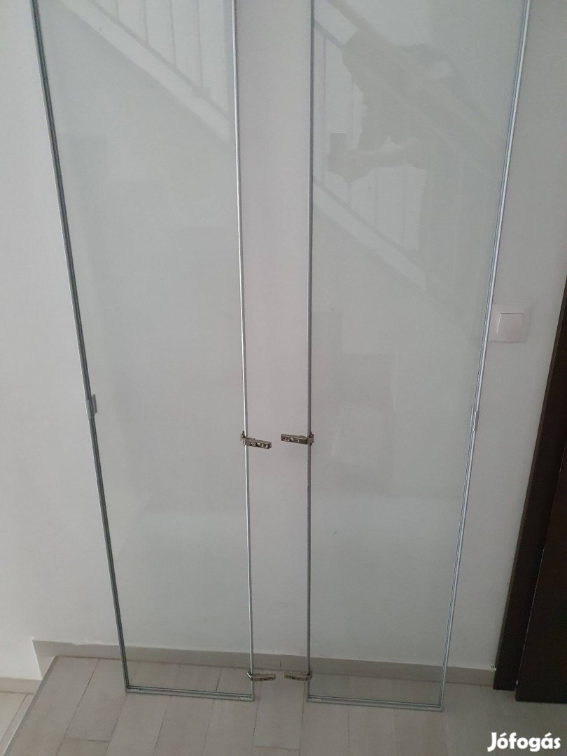 IKEA üvegajtó 39x192 cm Billy polchoz