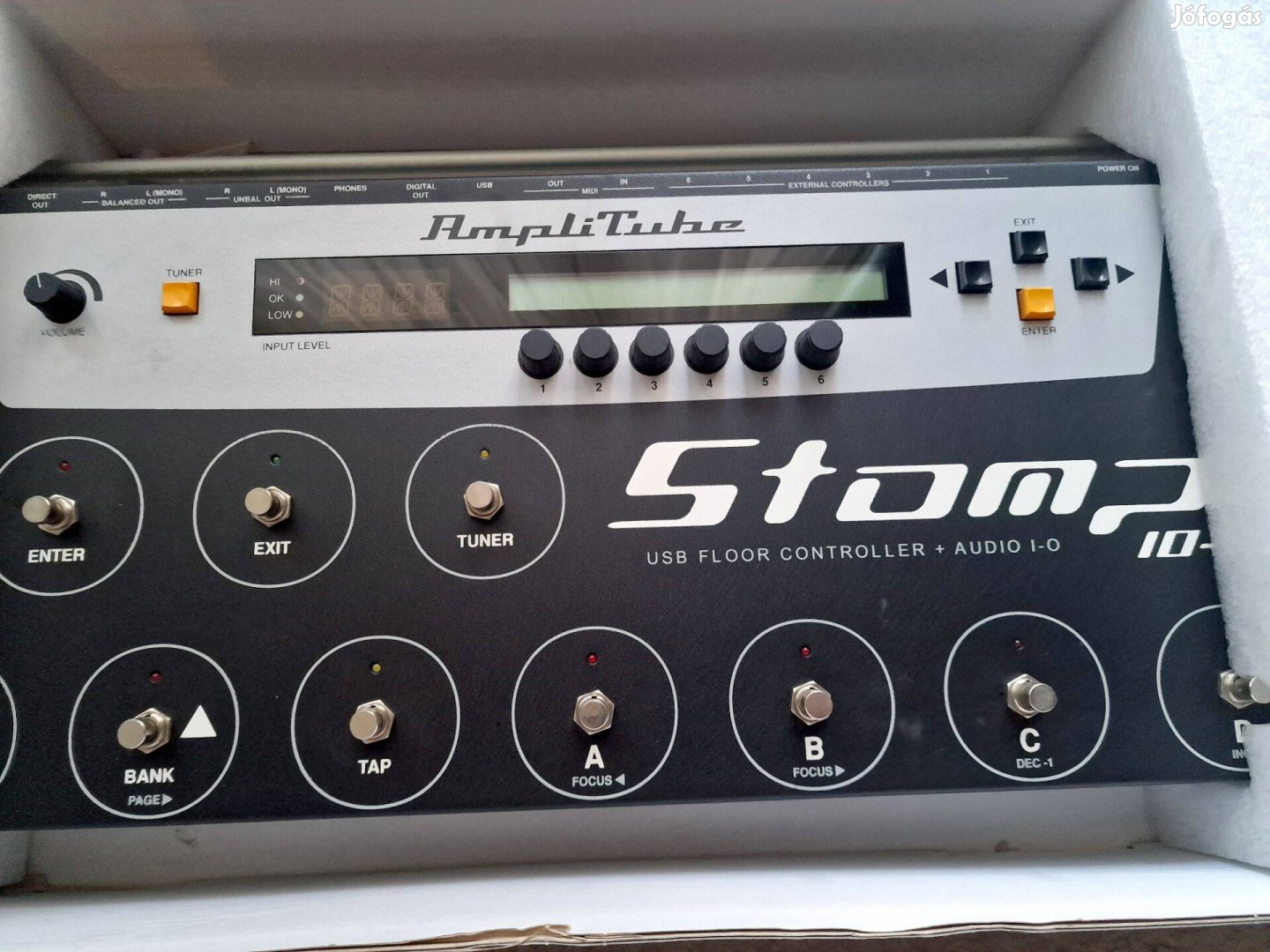 IK Multimedia Stompio-1 eladó. USB padló vezérlő gitárhoz