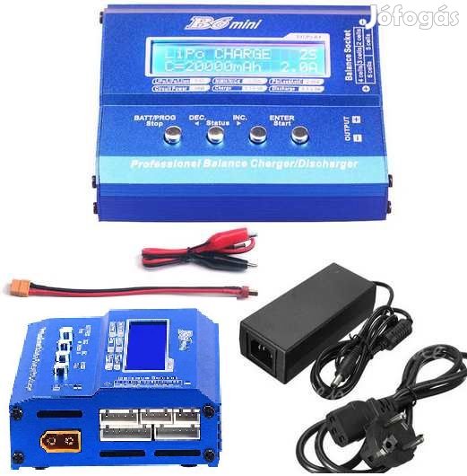 IMAX B6 Mini Akku Töltő Ballanszerrel 6A 2-20V  (5347)