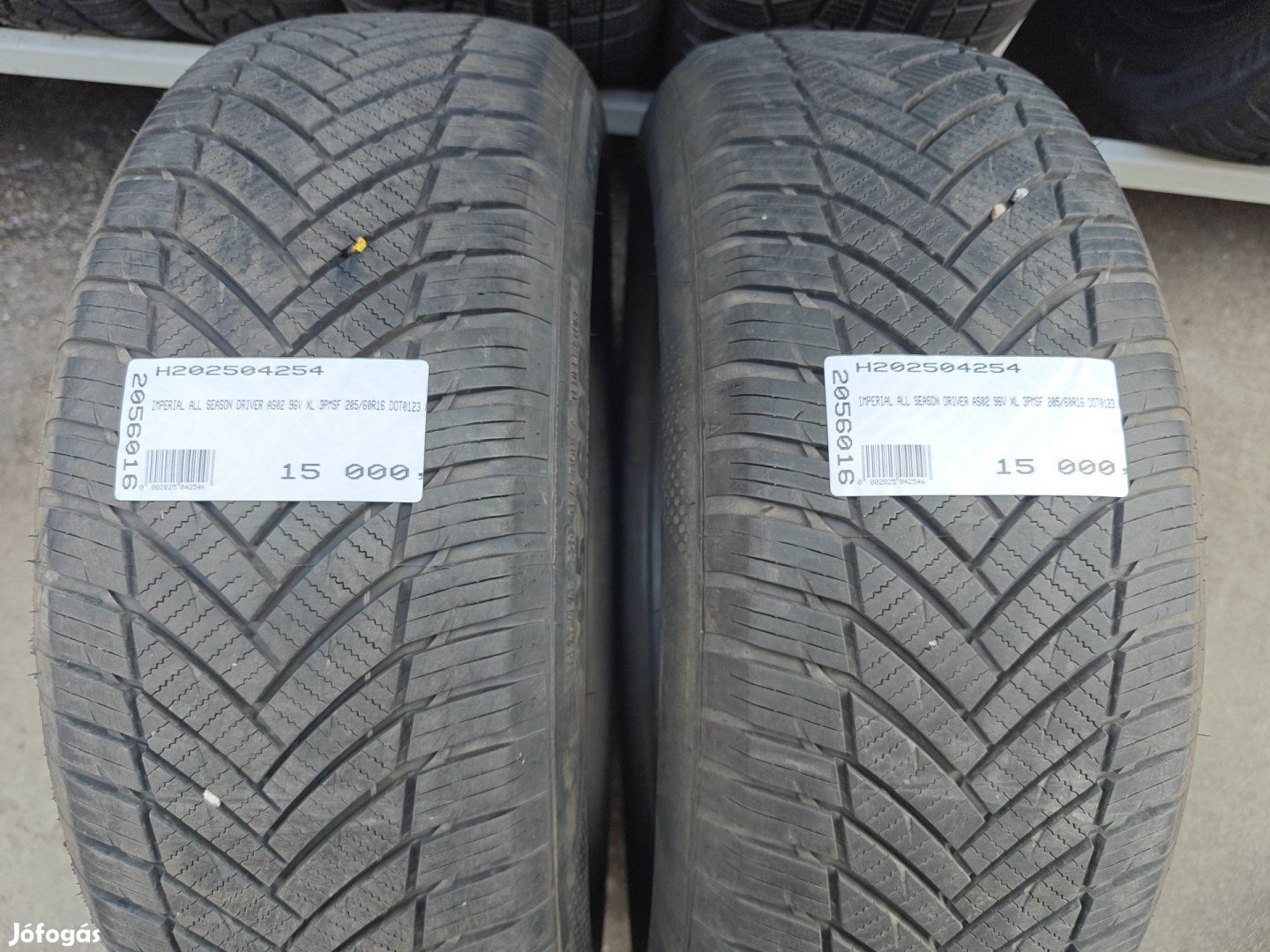 IMPERIAL ALL SEASON DRIVER AS02 96V XL 3PMSF 205/60R16 DOT0123 6,5MM