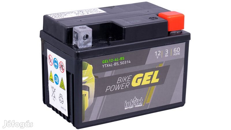 INTACT Bike Power Akkumulátor GEL YTX4L-BS
