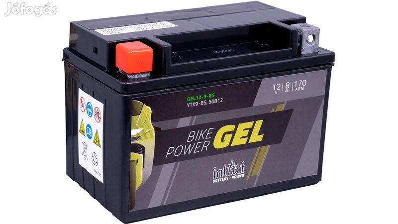 INTACT Bike Power Akkumulátor GEL YTX9-BS
