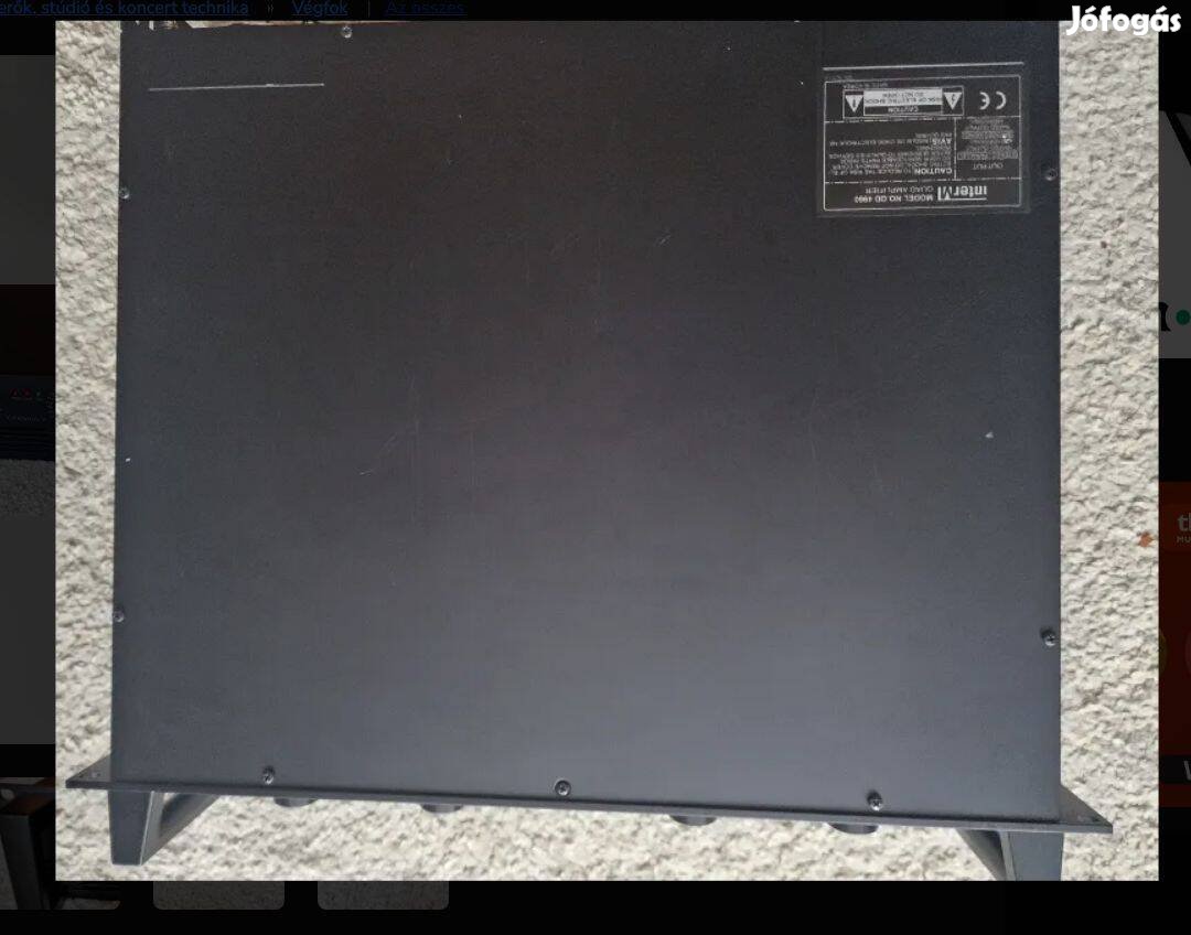 INTER-M QD-4960 professzionális, 4 csatornás, 4x170W (8) erősítő