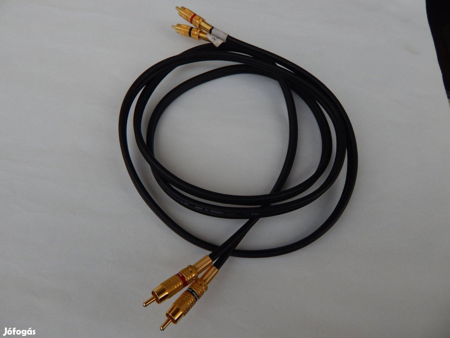 IN-Akustik 2RCA 2x 6mm Interkonnekt kábel 1,7 és 3 méter Hossz