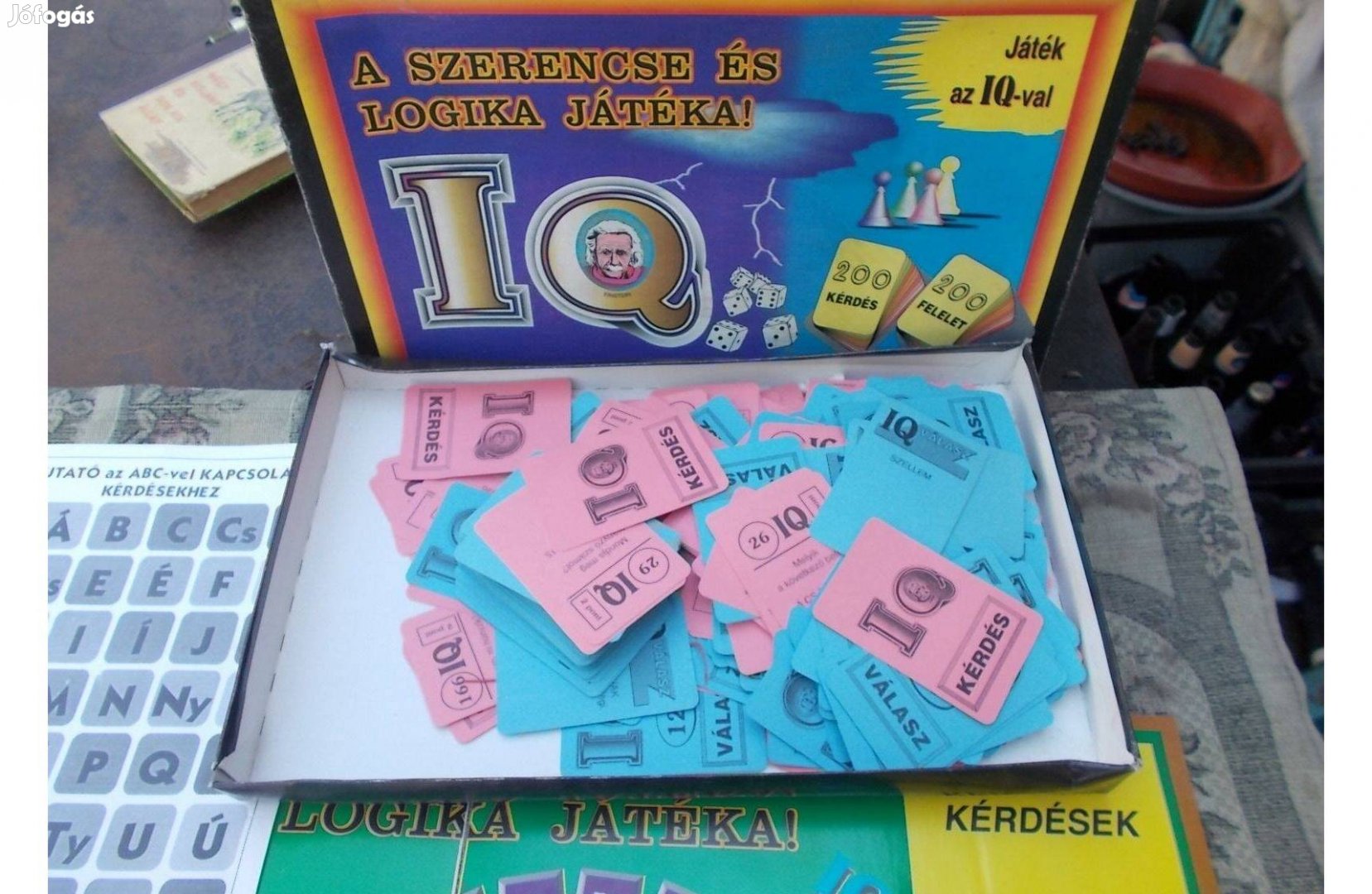 IQ retro társas játék szép állapot debreceni átadád gls mpl is