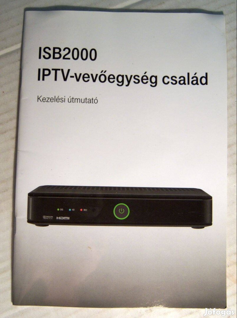 ISB2000 IPTV-vevőegység Család Kezelési Útmutató (magyar)