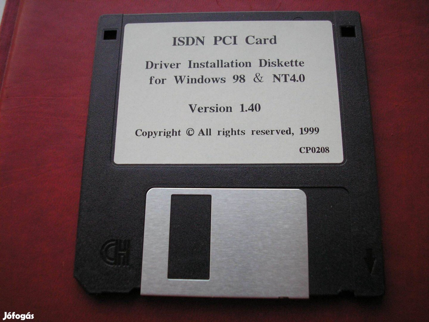 ISDN PCI kártyához driver floppy , új