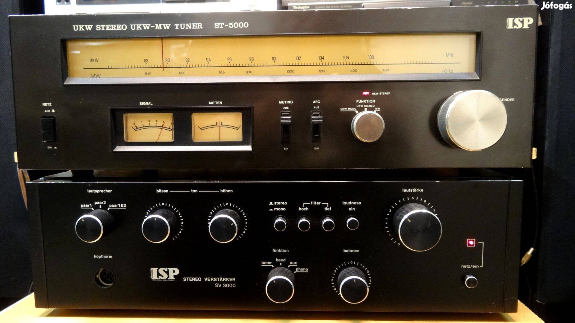 ISP SV-3000 Erősítő, ISP Tuner Rádió ST5000