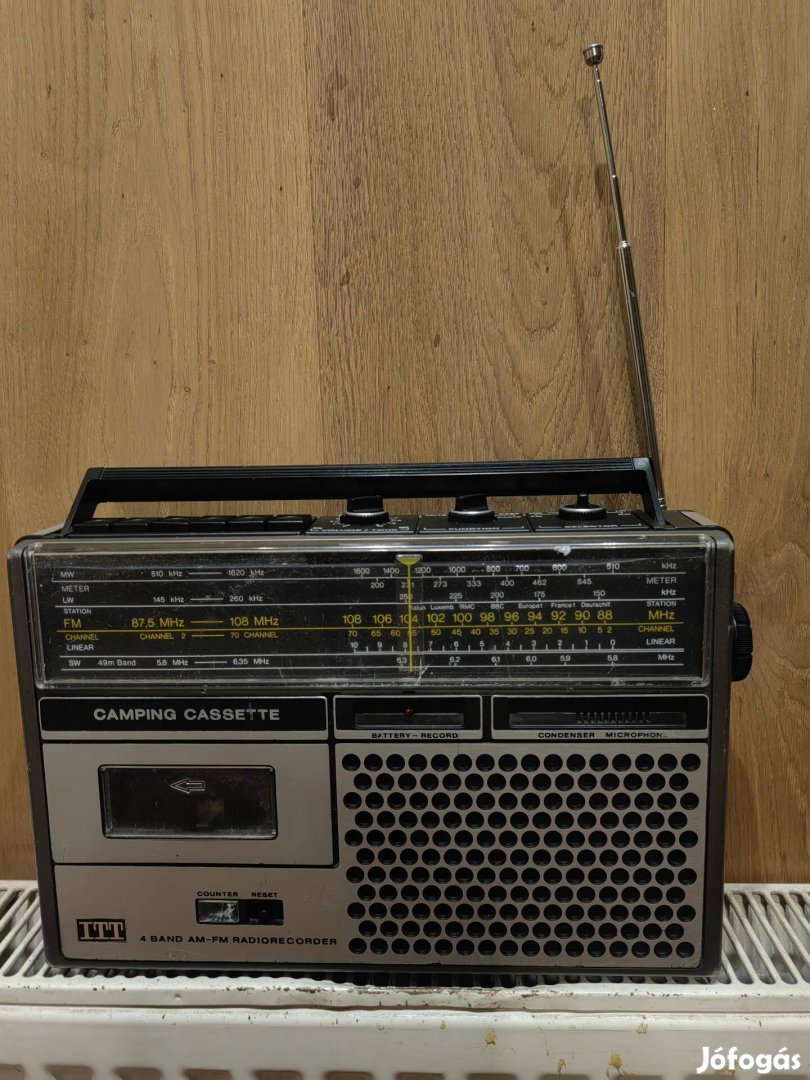ITT Camping Cassette 109A RC107 magnos rádió.