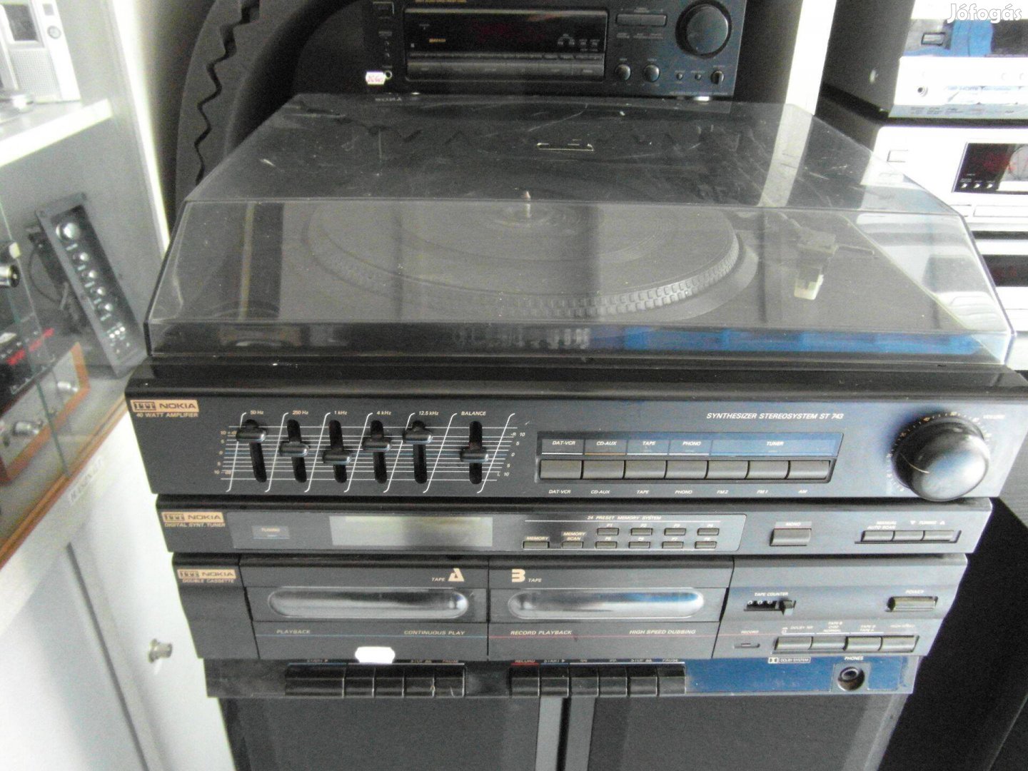 ITT St-743 retro lemezjátszósrádiós music center