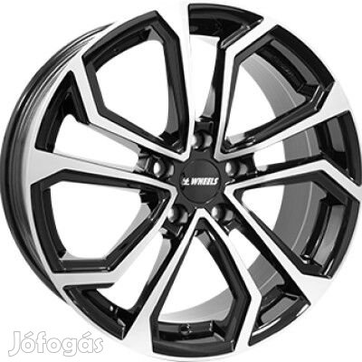 IT Wheels ELLA Fényes fekete Polírozott 8X18 5X108 ET45 CB73,1 |