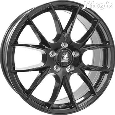 IT Wheels KIRA Fényes fekete 7X17 5X108 ET48 CB63,4 | alufelni |