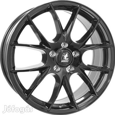 IT Wheels KIRA Fényes fekete 7,5X18 5X112 ET50 CB57,1 | alufelni |