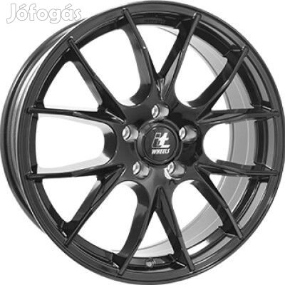 IT Wheels KIRA Fényes fekete 8X18 5X108 ET52 CB63,4 | alufelni |