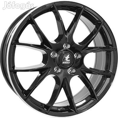 IT Wheels KIRA Fényes fekete Polírozott lip 7X17 5X100 ET46 CB57,1 |