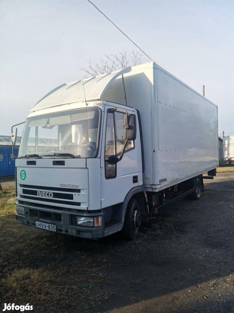 IVECO 7,5 t emelőhátfalas, kevés kilométer