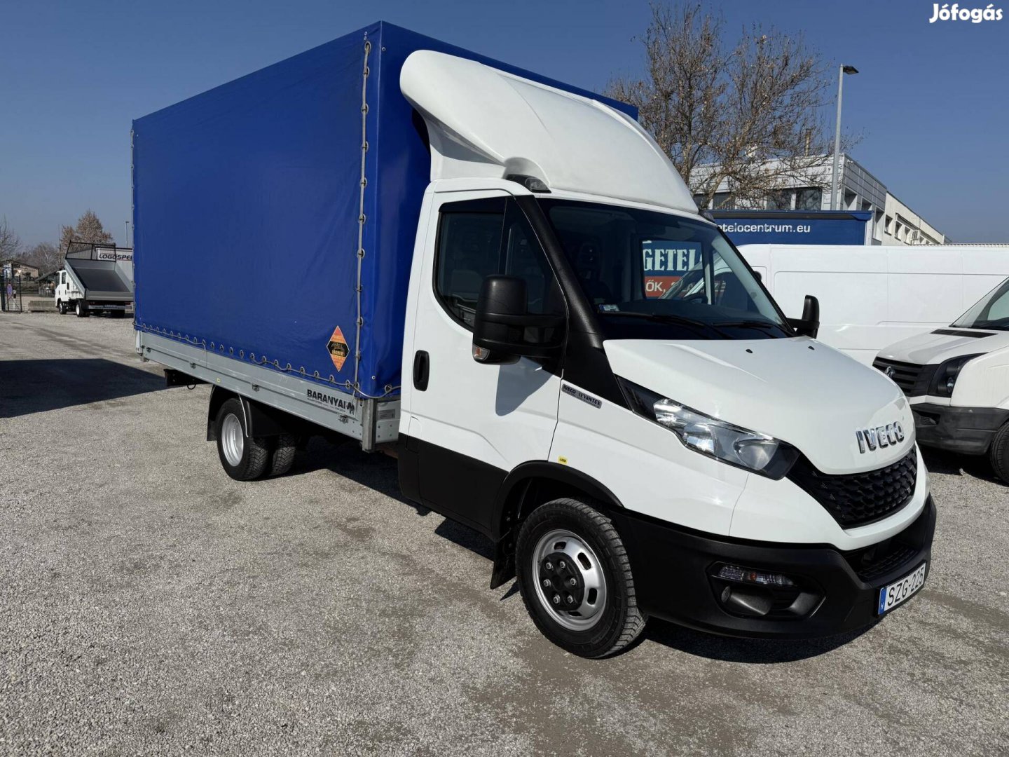 IVECO Daily 35C18 4.2m plató-ponyva.duplakerék...