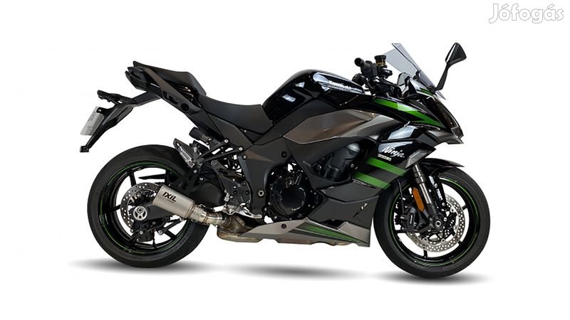 IXIL RC rozsdamentes acél kipufogódob Kawasaki Ninja 1000 SX-hez, ezüs