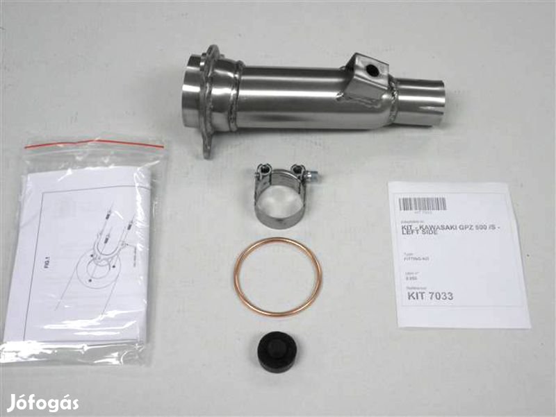 IXIL adaptercső GPZ 500 S-hez, bal oldali.