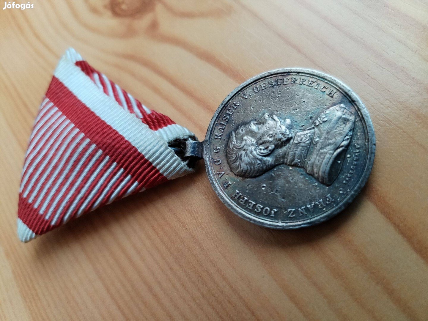 I.Ferenc József Ezüst Vitézségi 1849-1916 Katonai