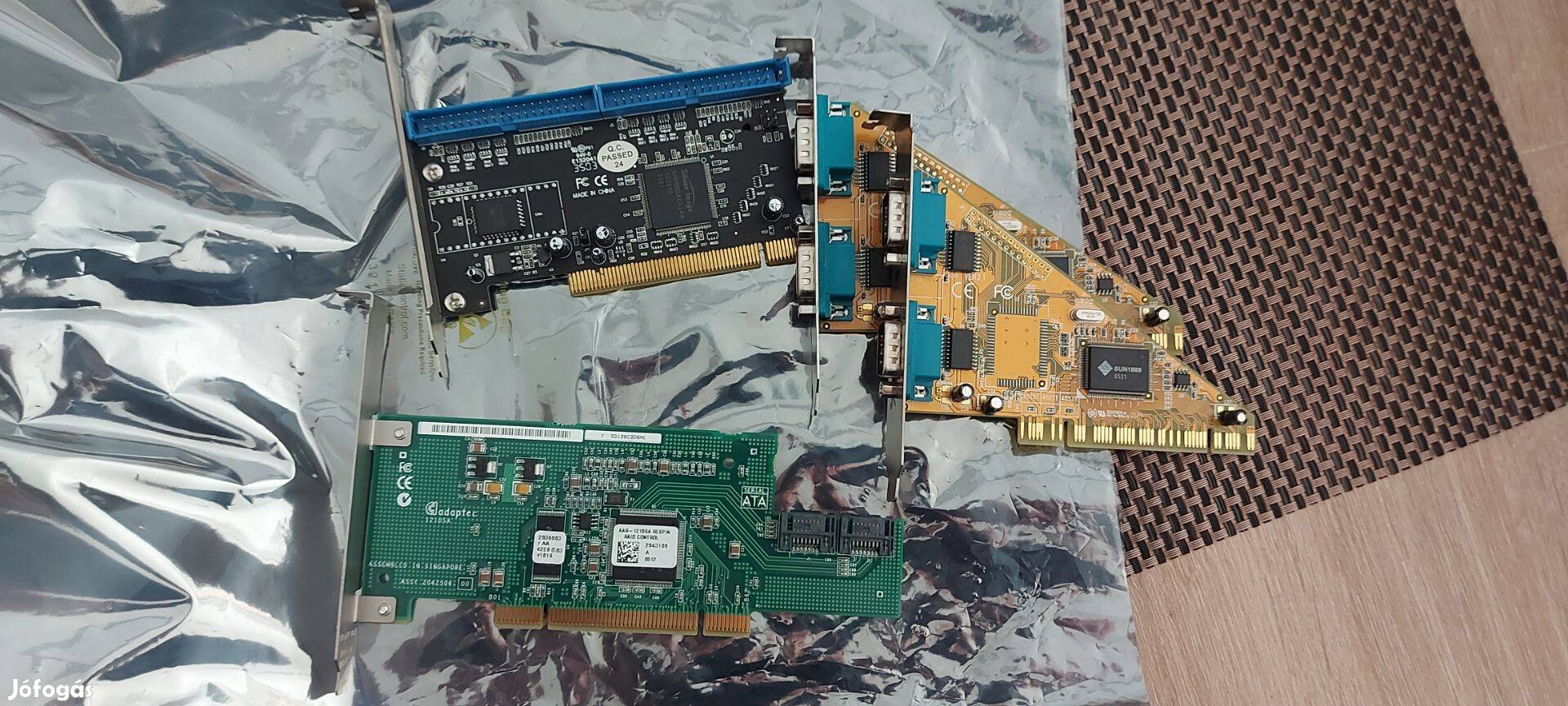 I/O PCI kártyák (raid, serial, usb)