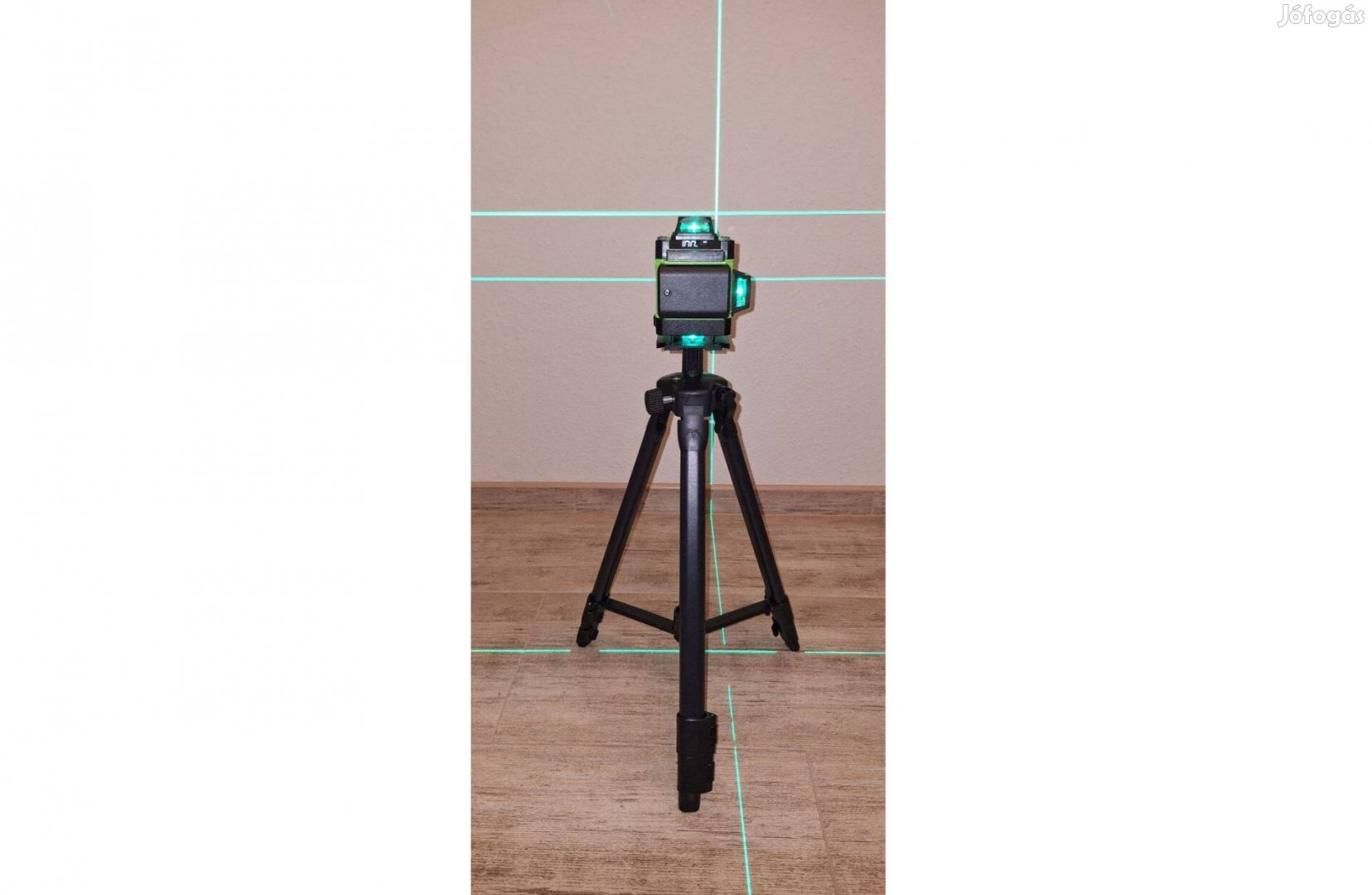 I. 2 aksi+tripod 4D-16 vonal 360° zöldfényű szintezőlézer-Utánvétes ár
