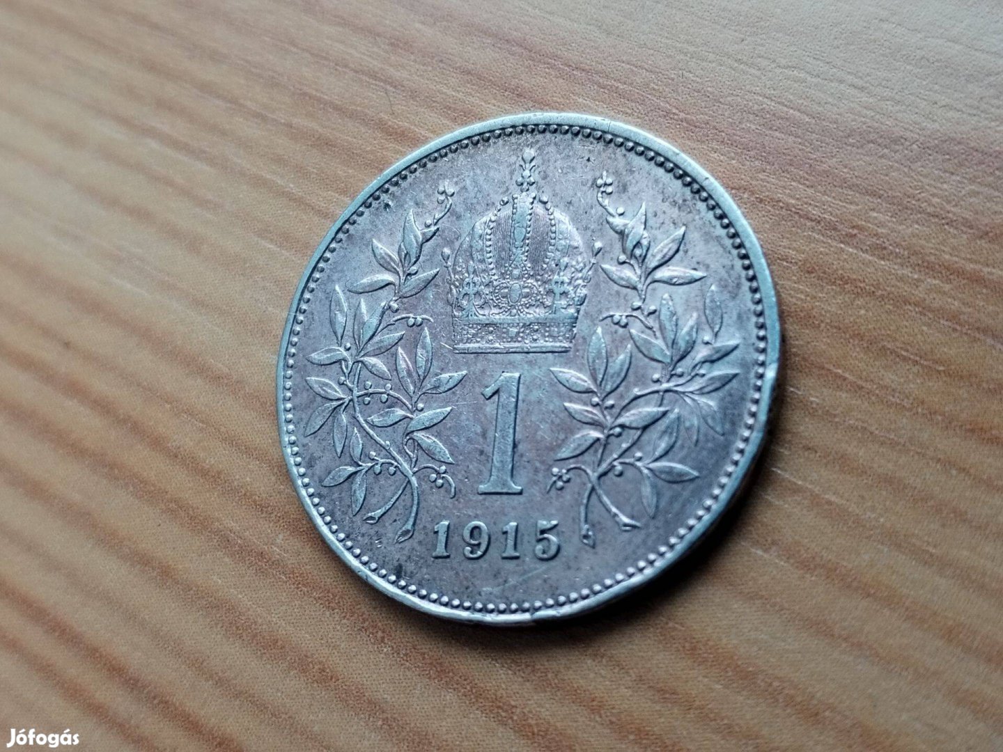 I. Ferenc József ezüst 1 cronen 1915-ös