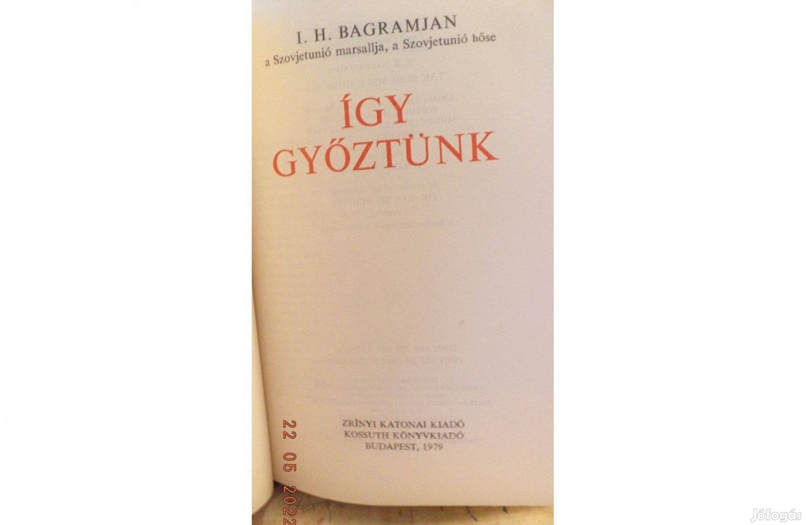 I. H. Bagramjan: Így győztünk