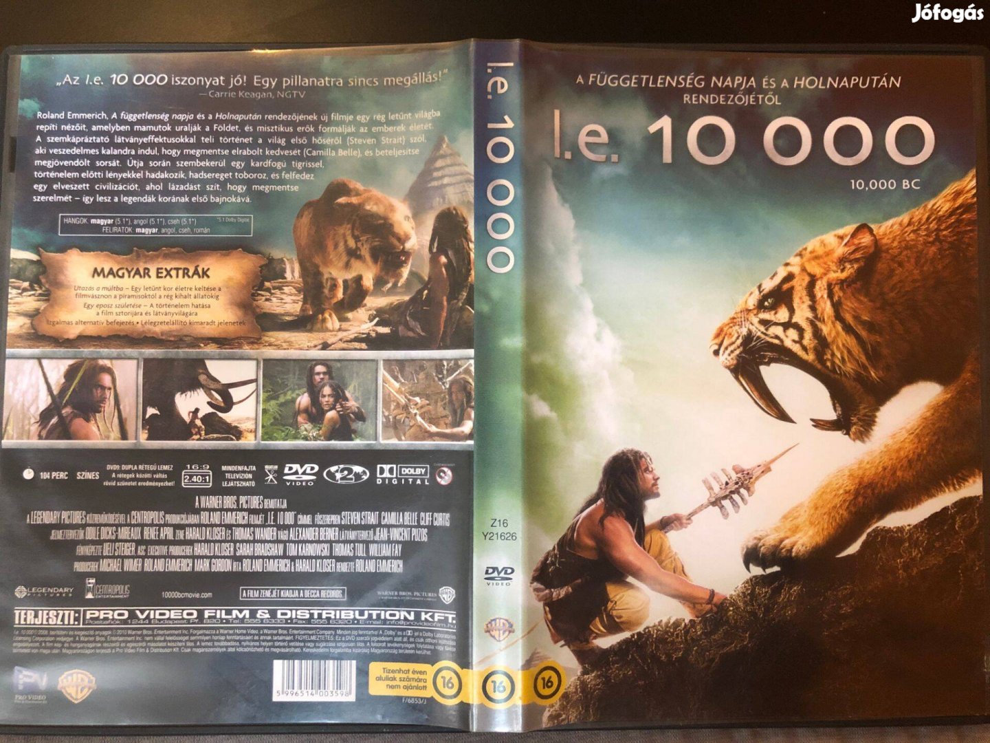 I.e. 10000 DVD (Roland Emmerich, karcmentes)