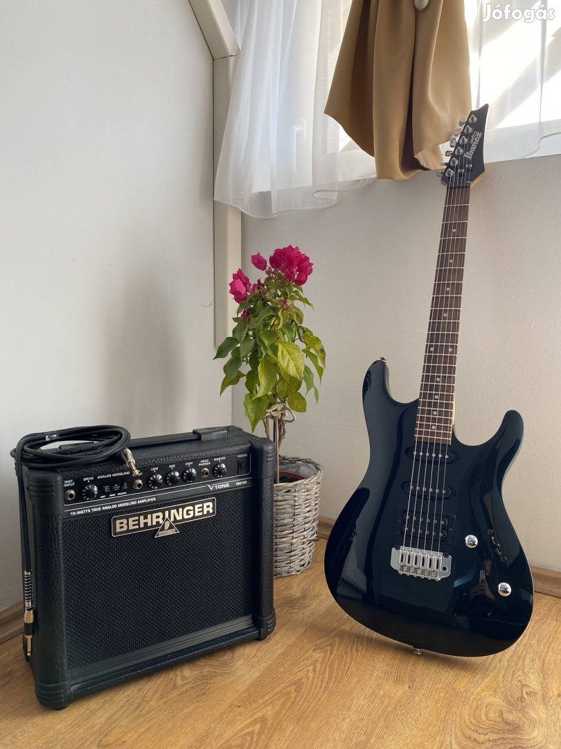 Ibanez Gio GSA60 Elektromos gitár + Behringer erősítő