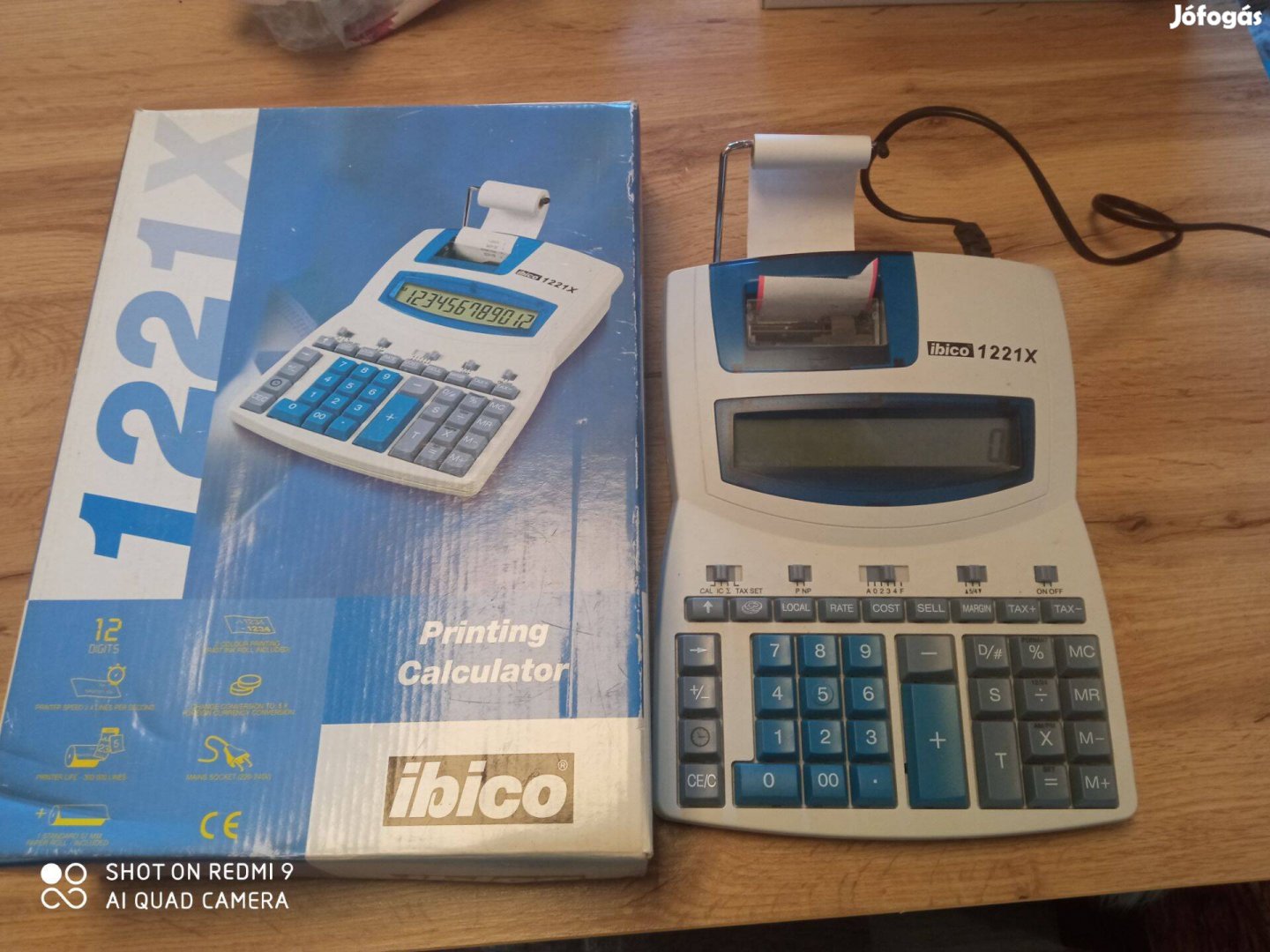 Ibico elektromos, szalagos számológép