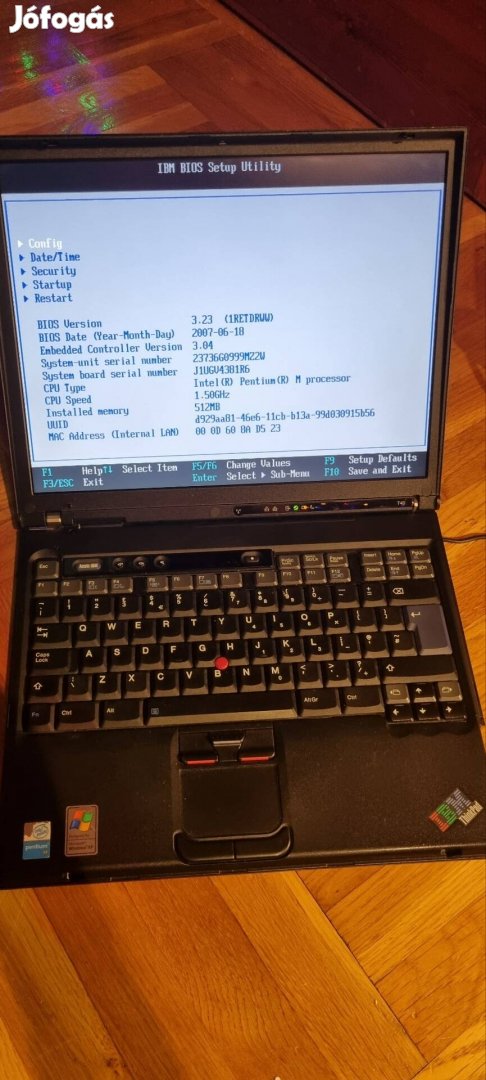 Ibm T40 laptop 