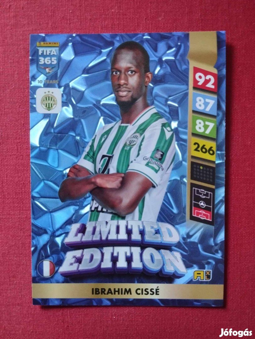 Ibrahim Cissé (Ferencváros) FIFA 365 2025 Limited edition focis kártya