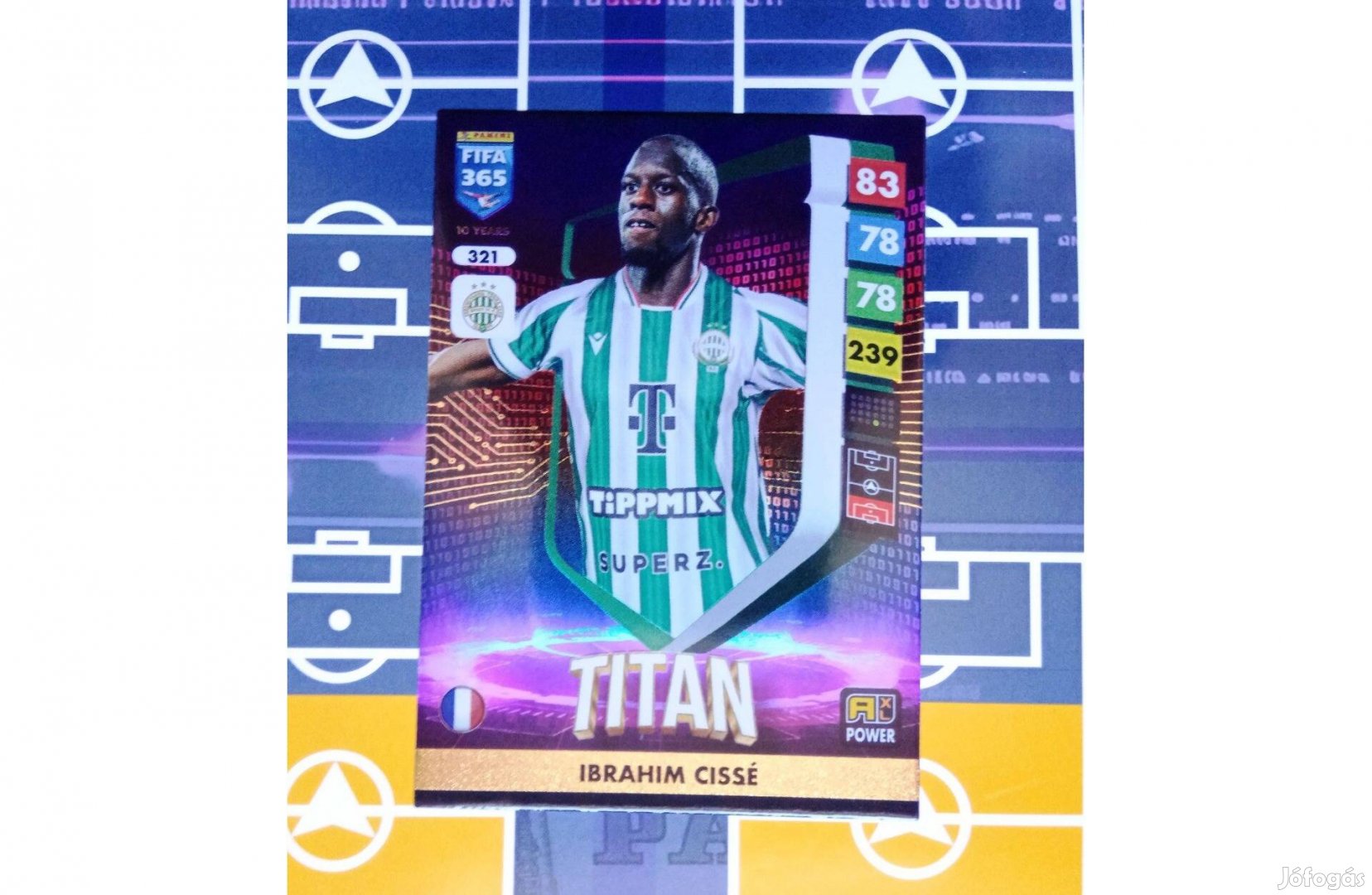 Ibrahim Cissé (Ferencváros) Fifa 365 2025 Titan focis kártya