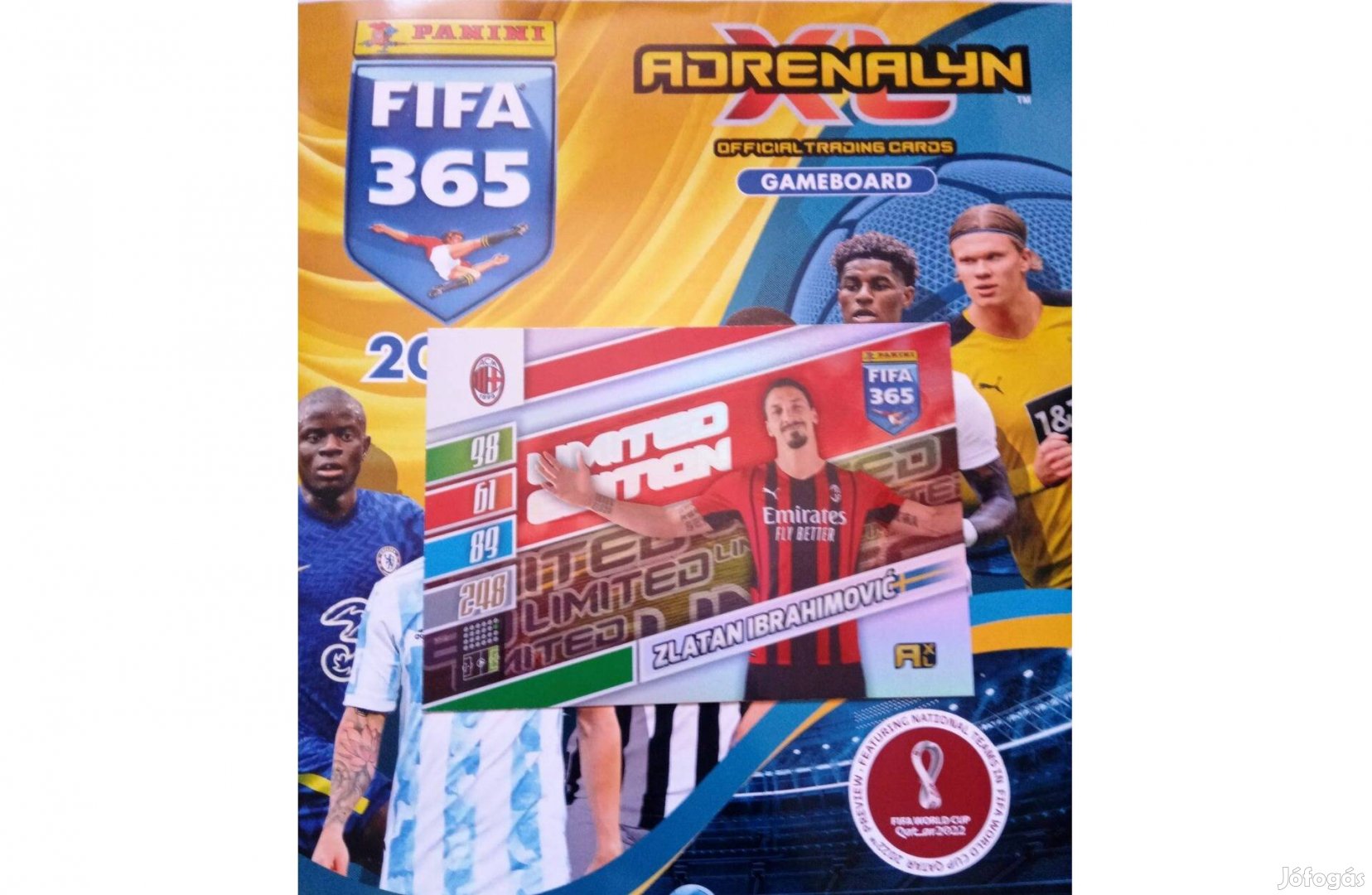 Ibrahimovic Panini Fifa 365 2022 XXL Limited kártya