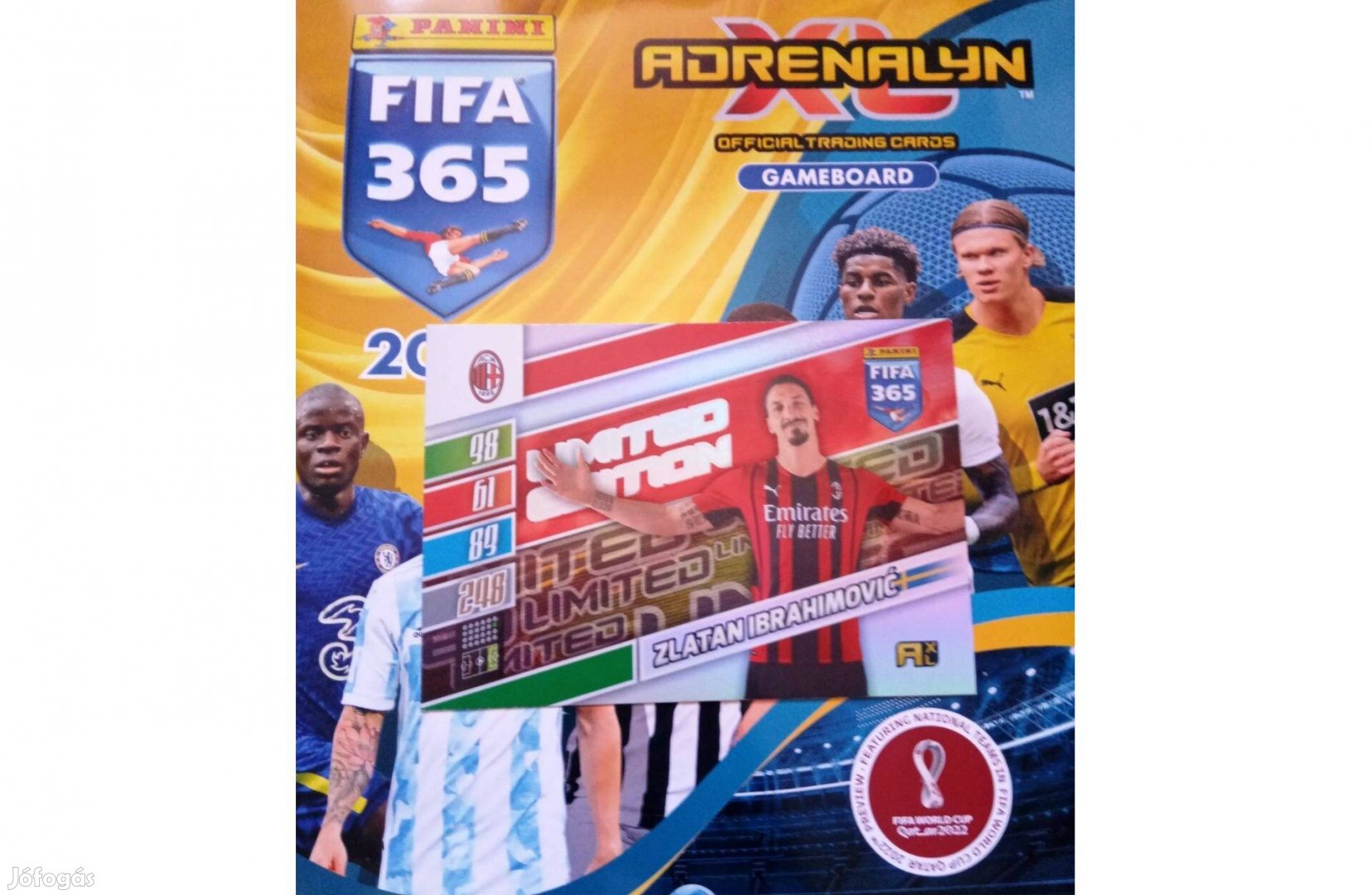 Ibrahimovic (AC Milan) Panini Fifa 365 2022 XXL Limited kártya