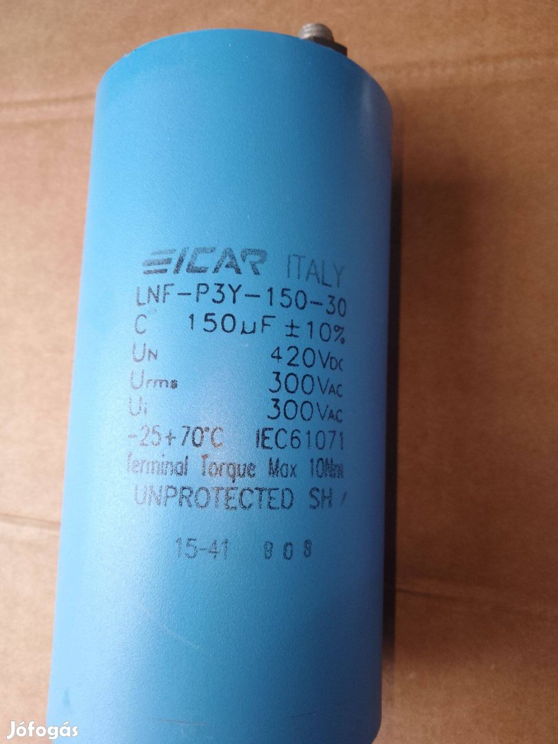 Icar 150F Long Life kondenzátorok eladóak új