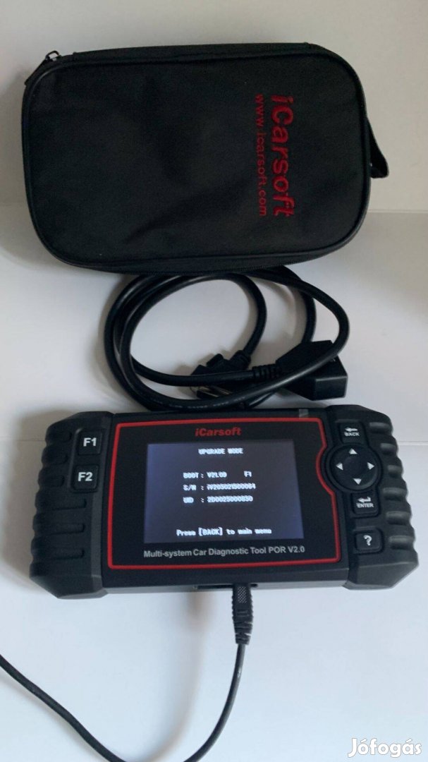 Icarsoft Porsche Auto Diagnosztika magyar menüs