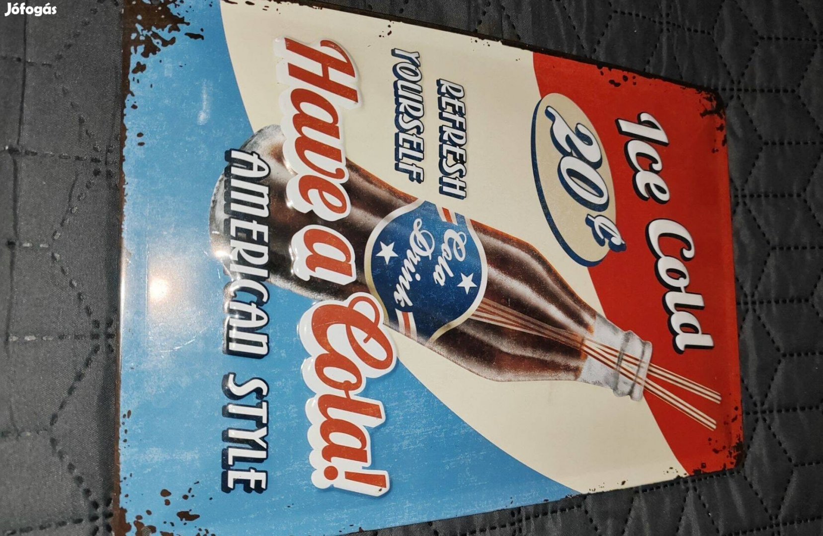 Ice cold Cola fémtabla