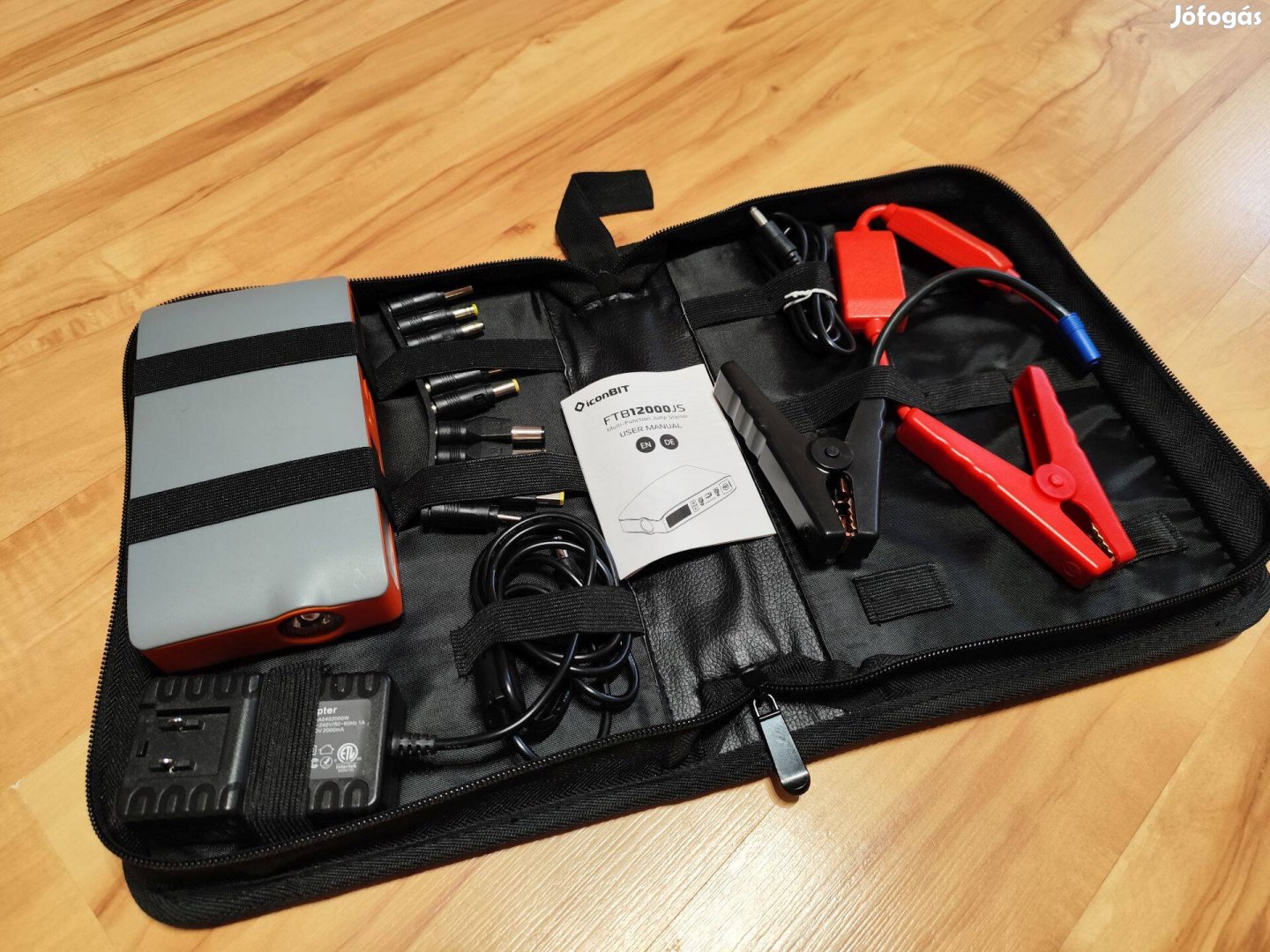 Iconbit FTB 12000JS Jump Starter Power Bank ,autóindító funkció