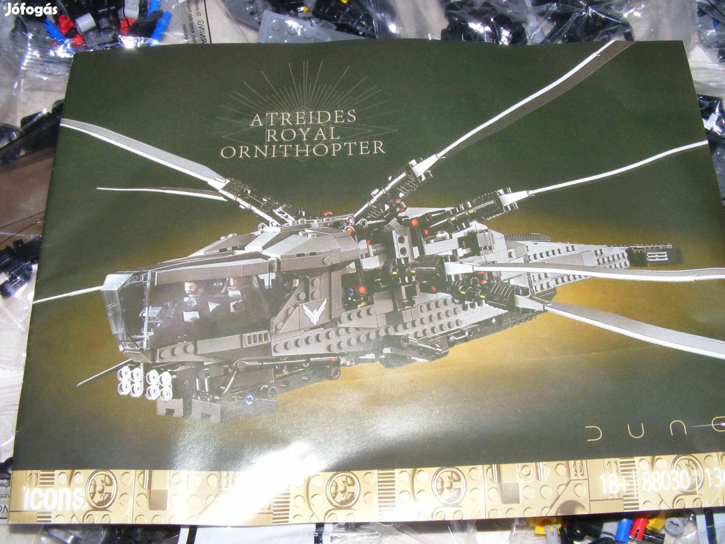 Icons Dűne 10327 Dune Atreides Royal Ornithopter lego Új